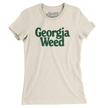 Georgia Weed Women's T-Shirt-Natural-Allegiant Goods Co. Vintage Sports Apparel