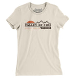 Valley Of Fire Sunset Women's T-Shirt-Natural-Allegiant Goods Co. Vintage Sports Apparel