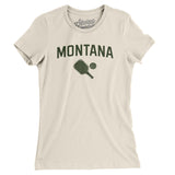 Montana Pickleball Women's T-Shirt-Natural-Allegiant Goods Co. Vintage Sports Apparel