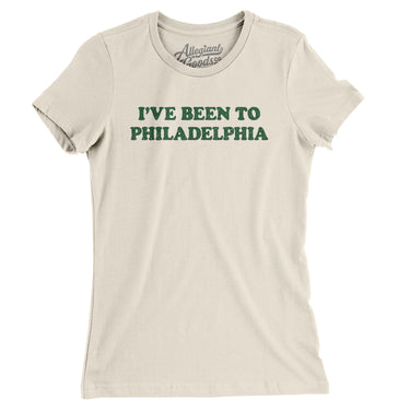 I've Been To Philadelphia Women's T-Shirt-Allegiant Goods Co. Vintage Sports Apparel