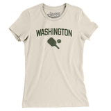 Washington Pickleball Women's T-Shirt-Natural-Allegiant Goods Co. Vintage Sports Apparel