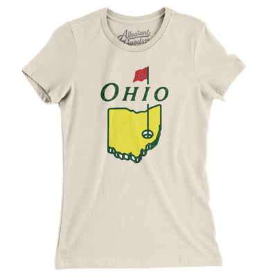 Ohio Golf Women's T-Shirt-Natural-Allegiant Goods Co. Vintage Sports Apparel