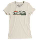 Fort Davis Mountain Sunset Women's T-Shirt-Natural-Allegiant Goods Co. Vintage Sports Apparel