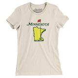 Minnesota Golf Women's T-Shirt-Allegiant Goods Co. Vintage Sports Apparel