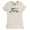 I've Been To Olympic National Park Women's T-Shirt-Natural-Allegiant Goods Co. Vintage Sports Apparel