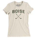 Boise Golf Women's T-Shirt-Natural-Allegiant Goods Co. Vintage Sports Apparel