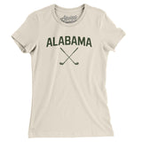 Alabama Golf Women's T-Shirt-Natural-Allegiant Goods Co. Vintage Sports Apparel
