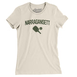 Narrangansett Pickleball Women's T-Shirt-Natural-Allegiant Goods Co. Vintage Sports Apparel