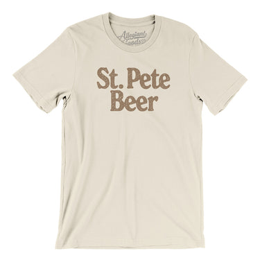 St. Pete Beer Men/Unisex T-Shirt-Allegiant Goods Co. Vintage Sports Apparel