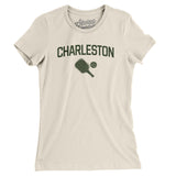 Charleston Pickleball Women's T-Shirt-Natural-Allegiant Goods Co. Vintage Sports Apparel