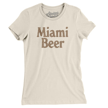 Miami Beer Women's T-Shirt-Allegiant Goods Co. Vintage Sports Apparel