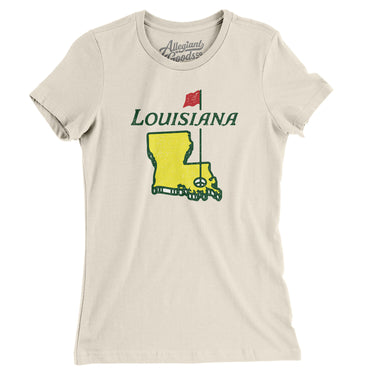 Louisiana Golf Women's T-Shirt-Allegiant Goods Co. Vintage Sports Apparel