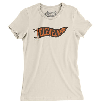 Cleveland Pennant Women's T-Shirt-Allegiant Goods Co. Vintage Sports Apparel