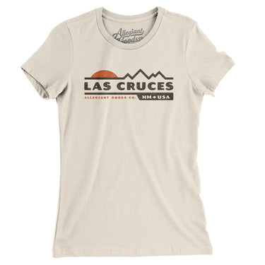 Las Cruces Mountain Sunset Women's T-Shirt-Natural-Allegiant Goods Co. Vintage Sports Apparel