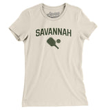 Savannah Pickleball Women's T-Shirt-Natural-Allegiant Goods Co. Vintage Sports Apparel