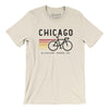 Chicago Cycling Men/Unisex T-Shirt-Natural-Allegiant Goods Co. Vintage Sports Apparel