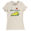 Kentucky Golf Women's T-Shirt-Natural-Allegiant Goods Co. Vintage Sports Apparel