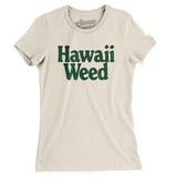 Hawaii Weed Women's T-Shirt-Natural-Allegiant Goods Co. Vintage Sports Apparel