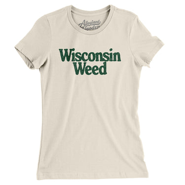 Wisconsin Weed Women's T-Shirt-Natural-Allegiant Goods Co. Vintage Sports Apparel