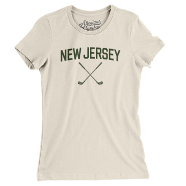 New Jersey Golf Women's T-Shirt-Natural-Allegiant Goods Co. Vintage Sports Apparel