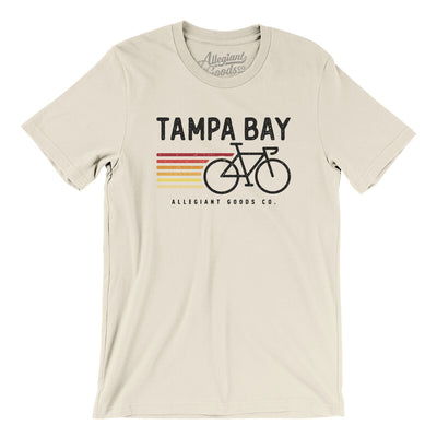 Tampa Bay Cycling Men/Unisex T-Shirt-Natural-Allegiant Goods Co. Vintage Sports Apparel