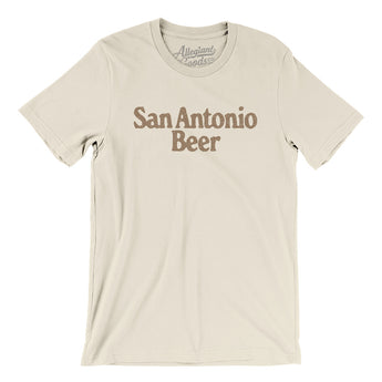 San Antonio Beer Men/Unisex T-Shirt-Allegiant Goods Co. Vintage Sports Apparel
