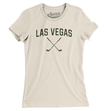 Las Vegas Golf Women's T-Shirt-Natural-Allegiant Goods Co. Vintage Sports Apparel