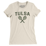 Tulsa Tennis Women's T-Shirt-Natural-Allegiant Goods Co. Vintage Sports Apparel