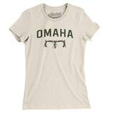 Omaha Cycling Women's T-Shirt-Natural-Allegiant Goods Co. Vintage Sports Apparel