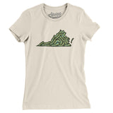 Virginia Golf Course Women's T-Shirt-Natural-Allegiant Goods Co. Vintage Sports Apparel