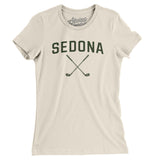 Sedona Golf Women's T-Shirt-Natural-Allegiant Goods Co. Vintage Sports Apparel