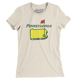 Pennsylvania Golf Women's T-Shirt-Natural-Allegiant Goods Co. Vintage Sports Apparel