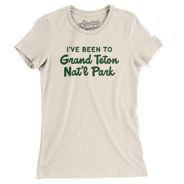 I've Been To Grand Teton National Park Women's T-Shirt-Allegiant Goods Co. Vintage Sports Apparel