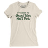 I've Been To Grand Teton National Park Women's T-Shirt-Natural-Allegiant Goods Co. Vintage Sports Apparel