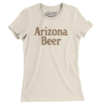 Arizona Beer Women's T-Shirt-Natural-Allegiant Goods Co. Vintage Sports Apparel