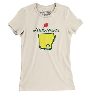 Arkansas Golf Women's T-Shirt-Allegiant Goods Co. Vintage Sports Apparel