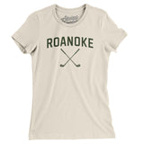 Roanoke Golf Women's T-Shirt-Natural-Allegiant Goods Co. Vintage Sports Apparel