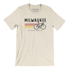 Milwaukee Cycling Men/Unisex T-Shirt-Natural-Allegiant Goods Co. Vintage Sports Apparel