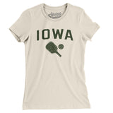 Iowa Pickleball Women's T-Shirt-Natural-Allegiant Goods Co. Vintage Sports Apparel