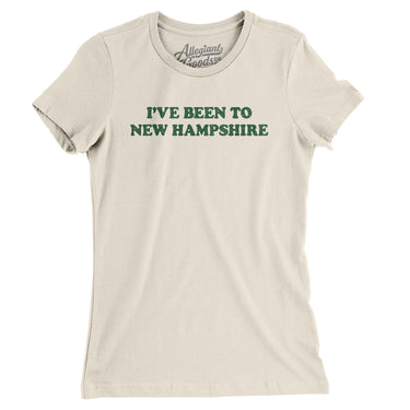 I've Been To New Hampshire Women's T-Shirt-Allegiant Goods Co. Vintage Sports Apparel