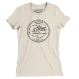 Indiana State Quarter Women's T-Shirt-Allegiant Goods Co. Vintage Sports Apparel