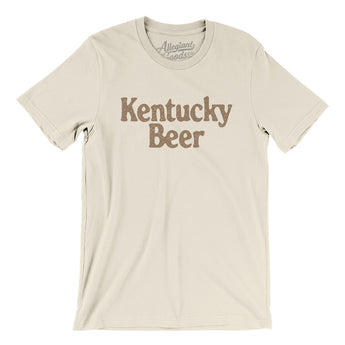 Kentucky Beer Men/Unisex T-Shirt-Natural-Allegiant Goods Co. Vintage Sports Apparel
