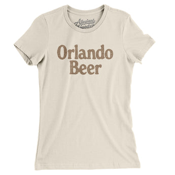 Orlando Beer Women's T-Shirt-Natural-Allegiant Goods Co. Vintage Sports Apparel