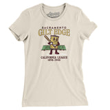 Sacramento Gilt Edge Women's T-Shirt-Allegiant Goods Co. Vintage Sports Apparel