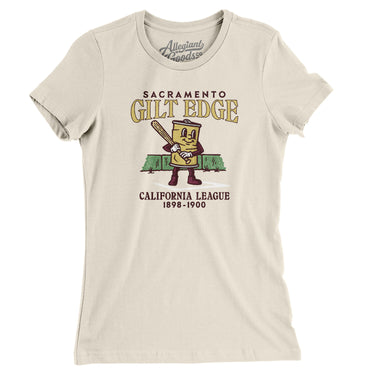 Sacramento Gilt Edge Women's T-Shirt-Allegiant Goods Co. Vintage Sports Apparel