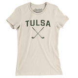 Tulsa Golf Women's T-Shirt-Natural-Allegiant Goods Co. Vintage Sports Apparel