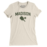 Madison Pickleball Women's T-Shirt-Natural-Allegiant Goods Co. Vintage Sports Apparel
