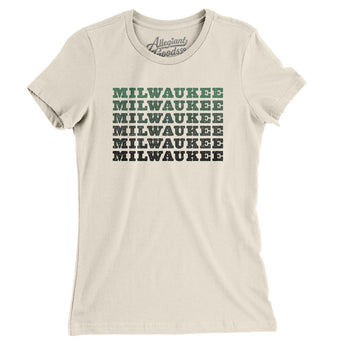 Milwaukee Repeat Women's T-Shirt-Allegiant Goods Co. Vintage Sports Apparel