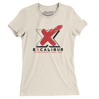 Excalibur Chicago Women's T-Shirt-Natural-Allegiant Goods Co. Vintage Sports Apparel
