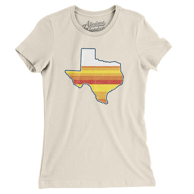 Houston Baseball Women's T-Shirt-Natural-Allegiant Goods Co. Vintage Sports Apparel